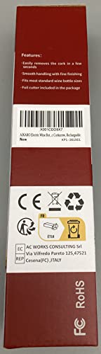 AIKARO Electric Wine Bottle Opener Automatic Electronic Corkscrew, Rechargeable