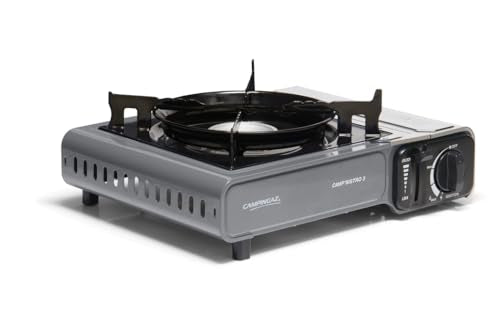 Campingaz Camp Bistro 3 Stove, 1 Burner, Camping Stove, 2200-watt Capacity, Compact Outdoor Cooker, includes Carry case for Easy Transport, Black
