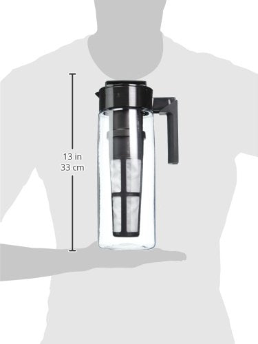 - Takeya Patented Deluxe Cold Brew Coffee Maker | Plastic | Black -