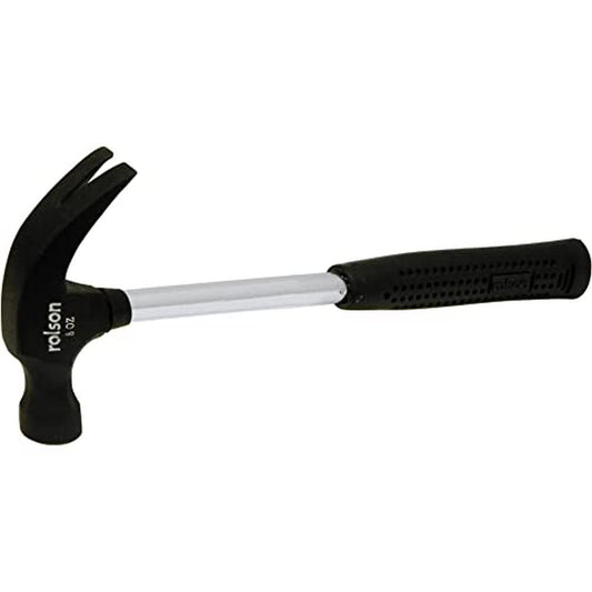 - Rolson 10334 | 8 oz | Tubular Steel Claw Hammer -