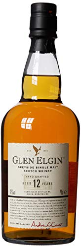 - Glen Elgin 12 Year Old Single Malt Scotch Whisky | 43% vol | 70cl | Made of Malted Barley -