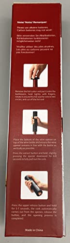 AIKARO Electric Wine Bottle Opener Automatic Electronic Corkscrew, Rechargeable