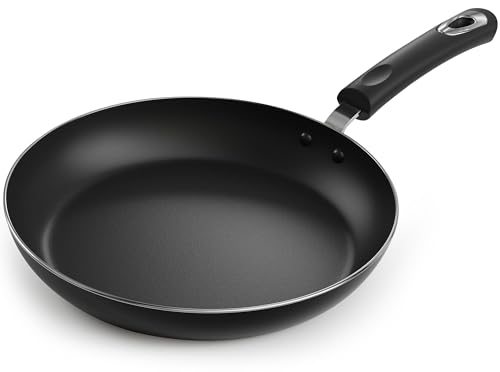 - KICHLY Aluminum Non Stick Frying Pan 28cm | Induction Frying Pan with Heat Resistant Handle | Anti-Scratch Omelette Pan | Non Stick -