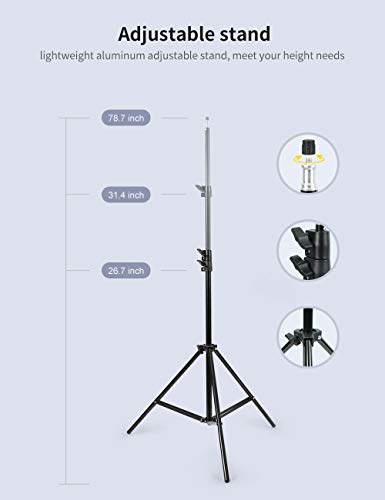 - RALENO® Softbox Lighting Kit | 2×20’’×20’’ Photography Studio Lighting with 50W 5500K LED Bulbs -