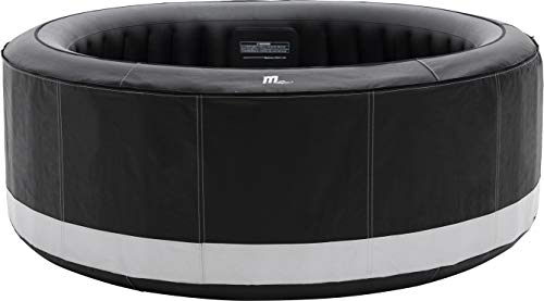 - MSpa Inflatable Hot Tub | Luxury Camaro Premium Series | Bubble Portable | 4 Person Round Spa -