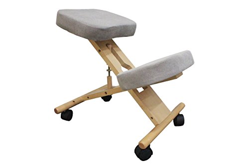 - PRO 11 WELLBEING Adjustable Ergonomic Kneeling Chair | (Grey) -