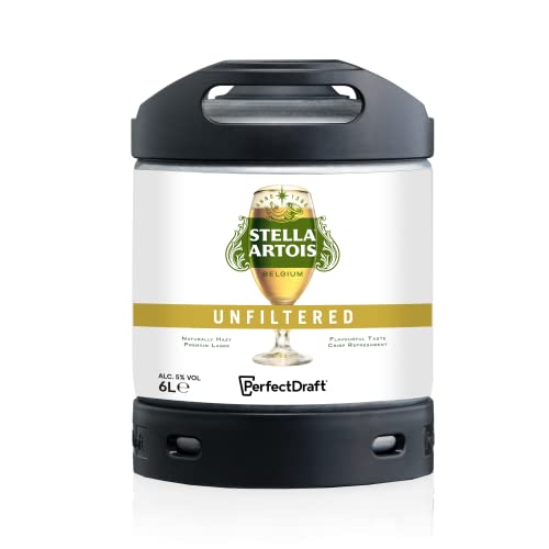 - PerfectDraft Stella Artois Unfiltered Beer Keg for PerfectDraft Machine | 6 Litre -