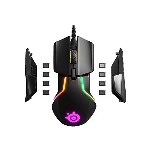 - SteelSeries | Rival 600 Gaming Mouse | 12,000 CPI | TrueMove3Plus Dual Optical Sensor -