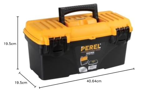 - Perel OM16 16-Inch Toolbox -