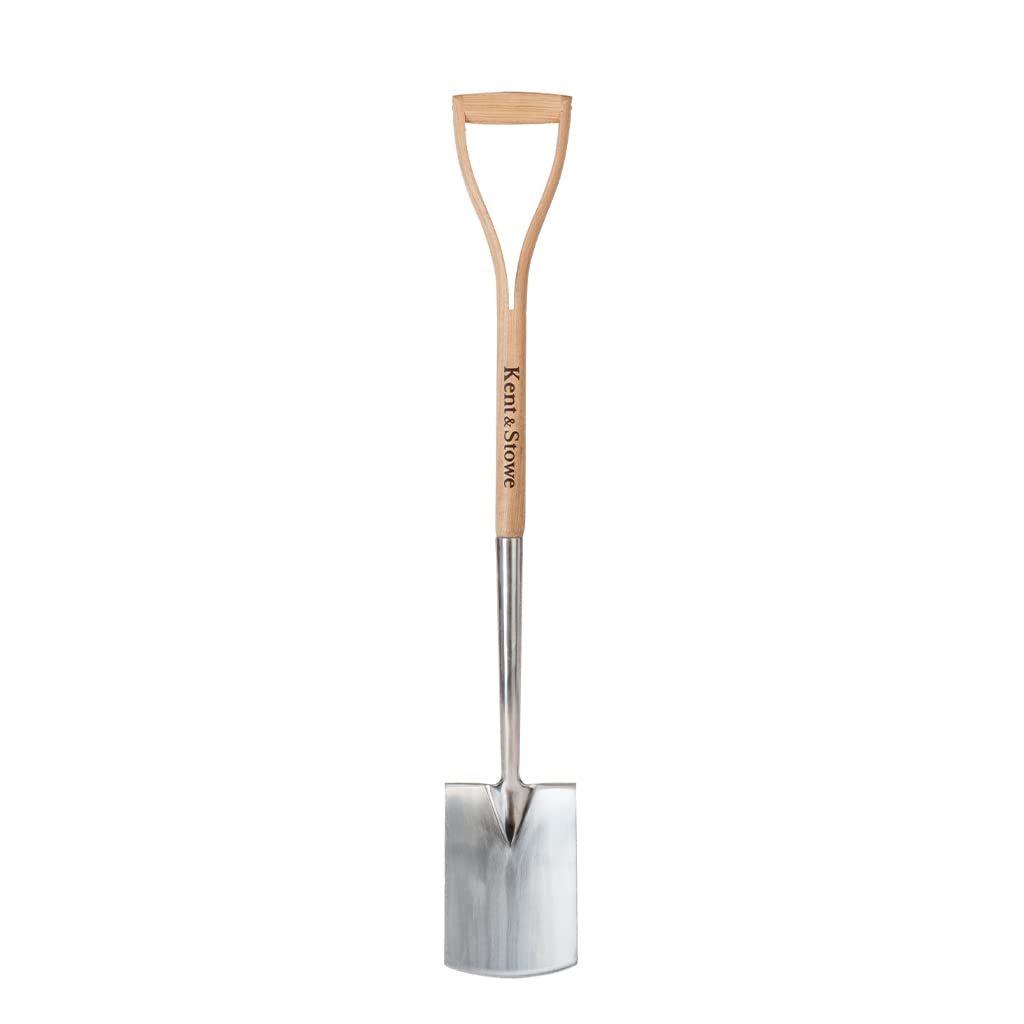 - Kent & Stowe Garden Life Stainless Steel Digging Spade | Light and Compact Traditionally -