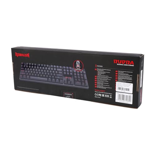 - Mechanical Gaming Keyboard | Redragon Mechanical Keyboard with 105 Programmable Keys -