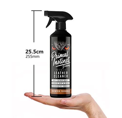 - Primal Instinct Car Leather Cleaner | Restores & Conditions Seats, Dashboards and Trim | 500ml -