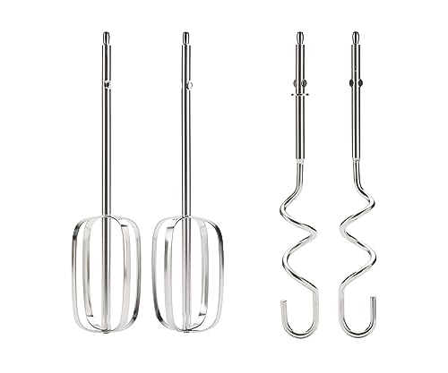 - Kenwood Hand Mixer | Electric Whisk | 5 Speeds | Stainless Steel Kneaders and Beaters | 450 W -