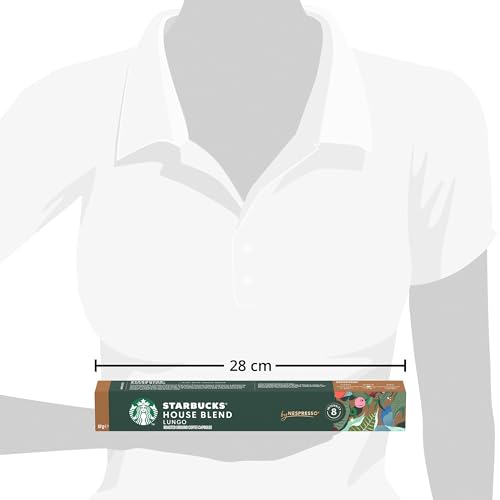 - STARBUCKS | House Blend by Nespresso | Medium Roast | Coffee Capsules 8 x 10 (80 Capsules) -