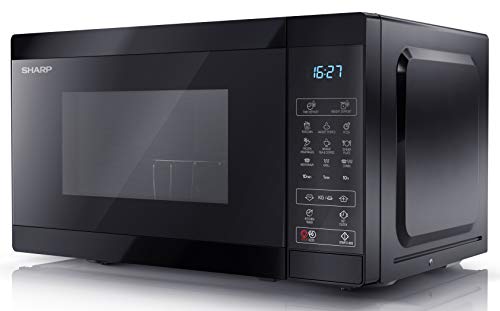 - SHARP YC-MG02U-B Compact | 20 Litre | 800W | Digital Microwave with 1000W Grill -