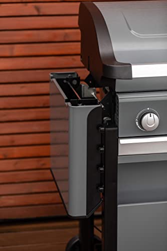 Campingaz Gas BBQ 4 Series Select S, Barbecue Gas Grill with 4 Stainless Steel Burners, 1 Side Burner, Lid with Thermometer, InstaClean Aqua, Culinary Modular System, 13.6kW