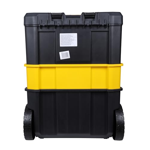 - STANLEY Essential Rolling Workshop Toolbox | 3 Tier | Stackable Units | STST1-80151 -