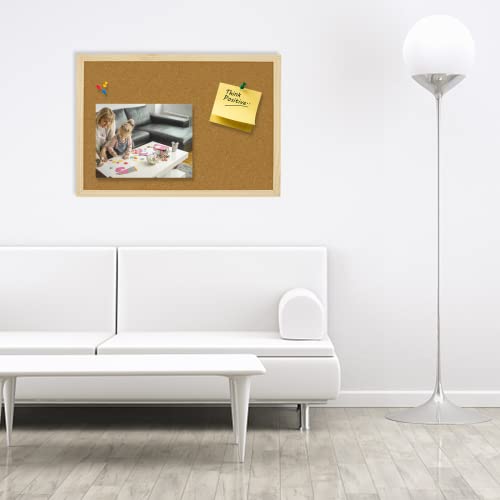 - OWLKELA 60X40cm Thicken Cork Board | Notice Pin Board | Memo Board -