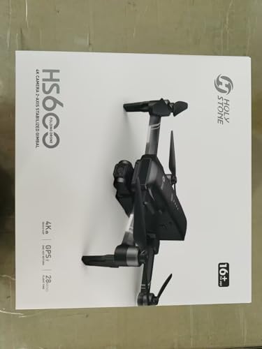 - Holy Stone HS600 2-Axis Gimbal Drones | 4K EIS Camera | 2 Batteries 56-Min Flight Time -