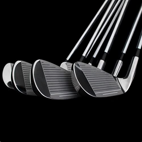 - LAZRUS GOLF Premium Golf Irons Set | (4,5,6,7,8,9) Steel Shaft Regular Flex Golf Clubs -