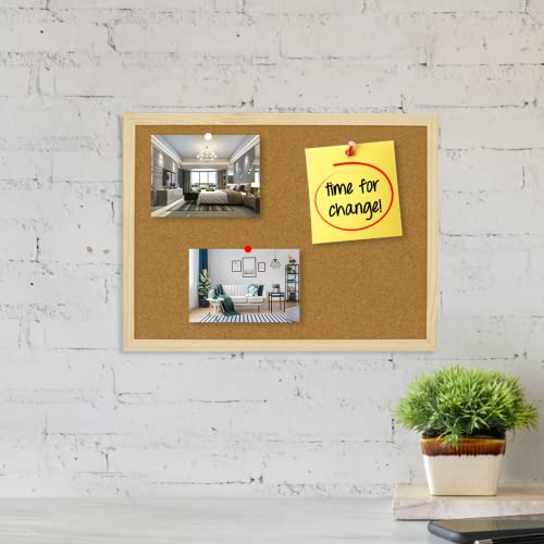 - OWLKELA 60X40cm Thicken Cork Board | Notice Pin Board | Memo Board -