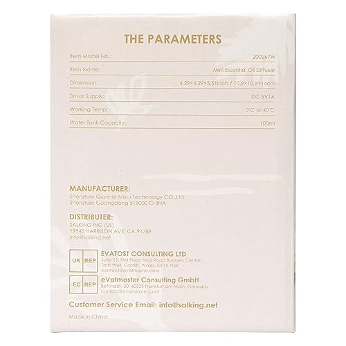 - SALKING Essential Oil Diffuser | 100ml Small Aromatherapy Diffuser -