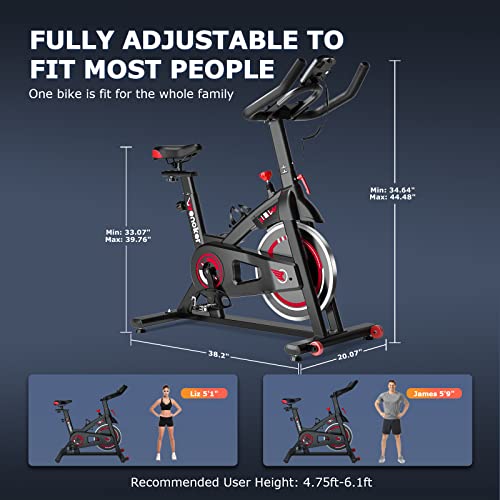 - Wenoker Exercise Bike Indoor Cycling, Exercise Equipment for Home Gym