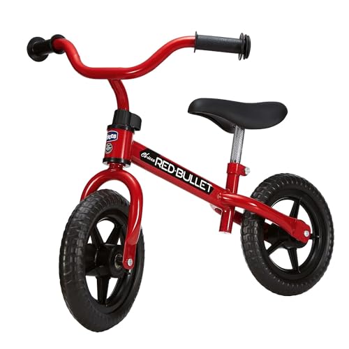 Chicco Red Bullet Balance Bike | First Bike, Anti-Puncture Wheels, up to 25kg, 18 months +