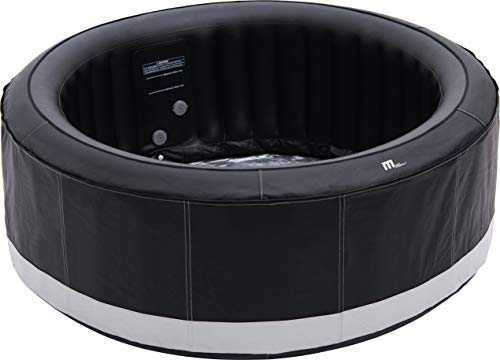 - MSpa Inflatable Hot Tub | Luxury Camaro Premium Series | Bubble Portable | 4 Person Round Spa -