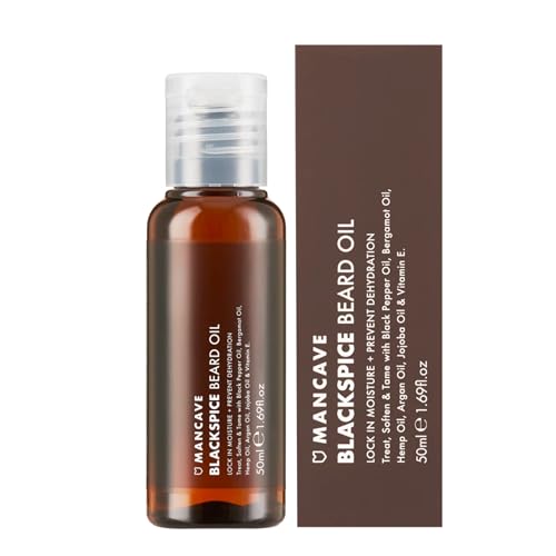 - ManCave Blackspice Beard Oil | Softening Blend of Oils -