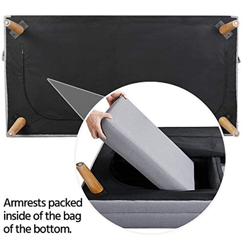 - Yaheetech Modern Fabric Sofa Bed, 3 Seater Click Clack Sofa Settee & Recliner.