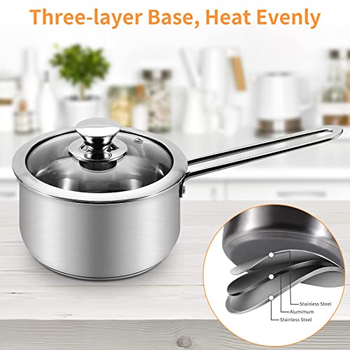 - Saucepan Set 6 Pieces | Stainless Steel Pot and Pan Set -