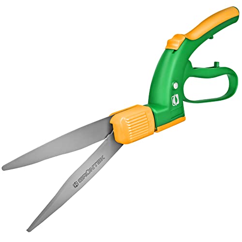 - GRÜNTEK Grass Shears | SWIFT | 380 mm TEFLON 360° Rotating | Teflon Coated -