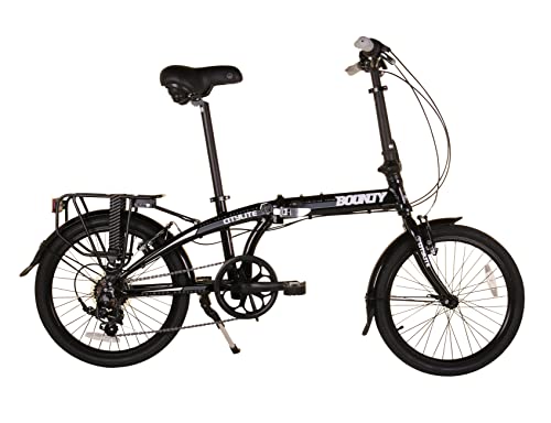 Bounty Citylite Folding Bike | Lightweight Aluminium Frame | 6 Speed Shimano Gears with Revo Shifters | ideal for Commuting | Folding Bike | Adult Bike