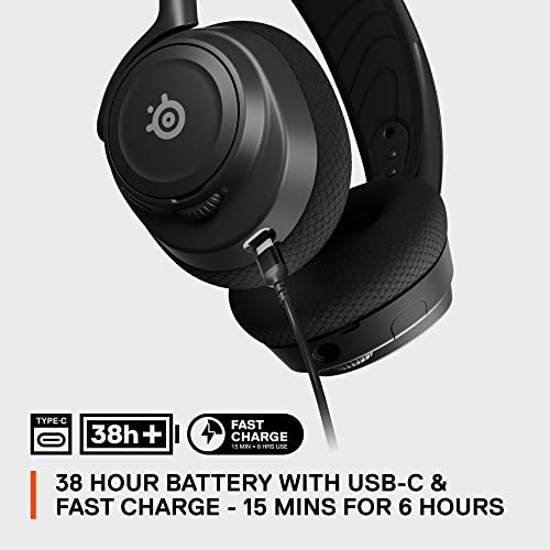 - SteelSeries | Arctis Nova 7 | Wireless Multi-Platform Gaming Headset | Dual Wireless 2.4GHz & Bluetooth | PC, PS5, Switch, Mobile -