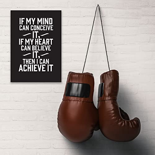 - Verbier Inspirational Quotes Wall Art - 12 x A4 motivational posters for room decor -