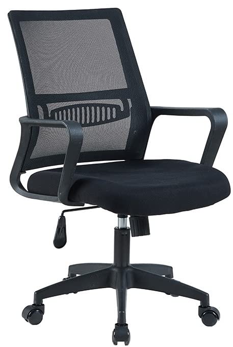 - Requena Office Chair with Armrest | Ergonomic Desk Chair | Black -