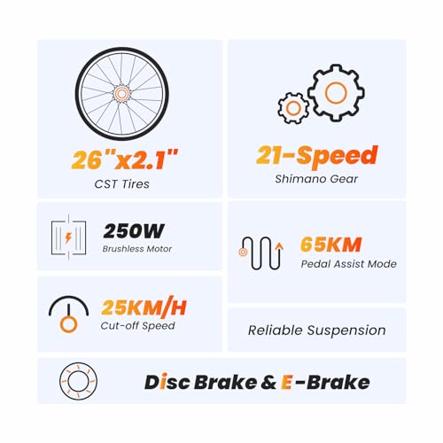 - Touroll U1 Electric Mountain Bike, 26"/29'' | Electric Bicycle -