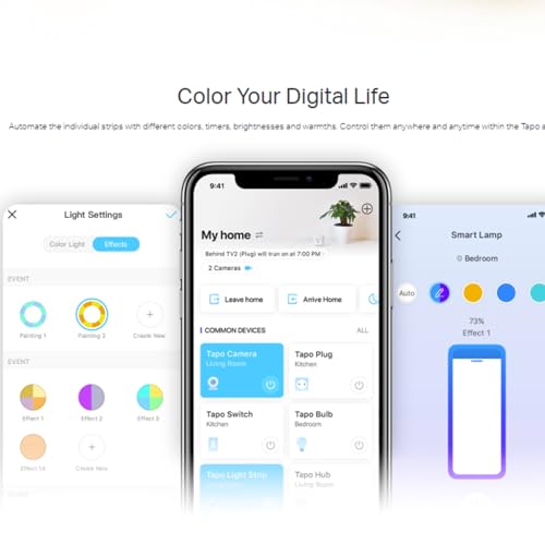 - Tapo Smart LED Strip Light | 5m | WiFi App Control RGB Multicolour LED Lights -