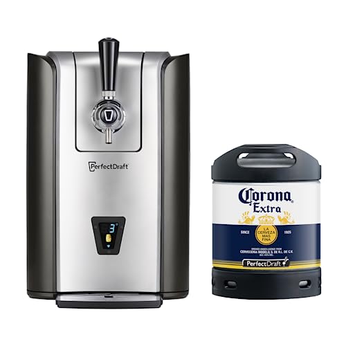 - PerfectDraft Pro Home Beer Cooler and Dispenser System and Corona Extra Keg -