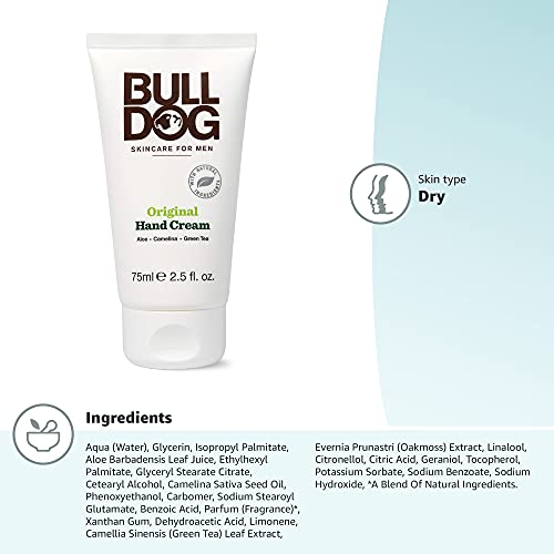 Bulldog Skincare Original Hand Cream, 75 ml