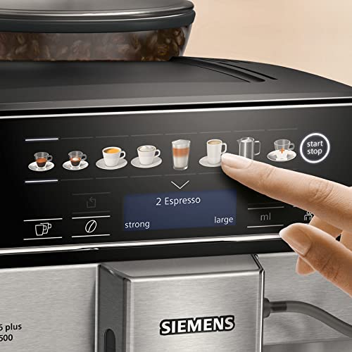 - Siemens TE653M11GB EQ6 plus S300 | Bean to Cup Fully Automatic Espresso Coffee Machine -