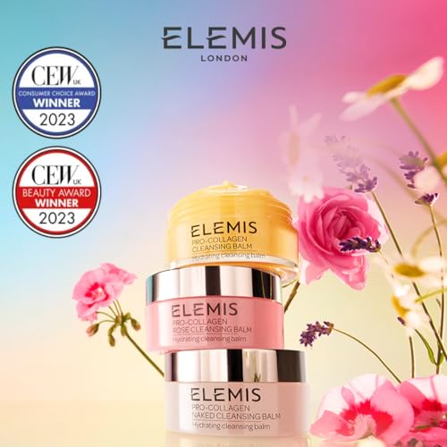 - ELEMIS Pro-Collagen Cleansing Balm | 3in1 Melting Facial Cleanser For Deep Cleansing Wash -