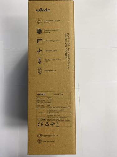 - Wancle Sous Vide Precision Cooker Immersion Circulator, Black-Classic