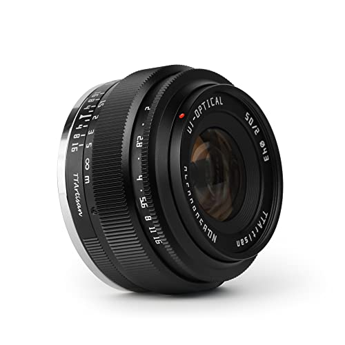 - TTArtisan 50mm F2 Full Frame Manual Camera Lens | Compact Design Light Weight Standard Focal Length Camera Lens for Fuji X-Mount -