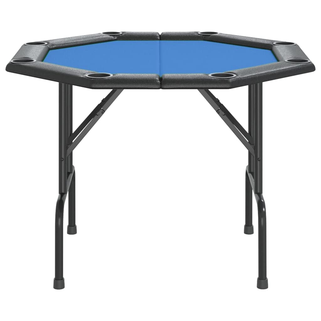 - vidaXL 8-Player Foldable Poker Card Game Table with Cup Holders -
