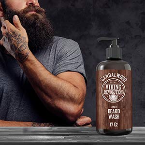 - Viking Revolution - Beard Shampoo - Natural Beard Wash With Argan & Jojoba Oils -