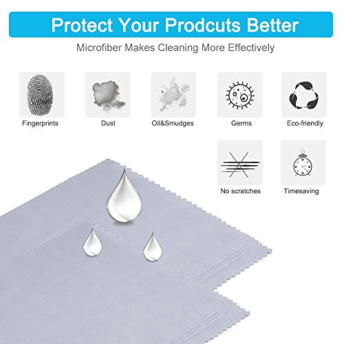 ALIBEISS Pre-Moistened Screen Wipes Computer Screen Cleaner for Eyeglasses, Tablets, Camera Lenses, Keyboards,Phone and Other Delicate Surfaces-Pack of 100
