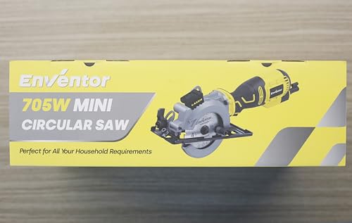 - Enventor Mini Circular Saw | 705W 3500RPM Pure Copper Motor Compact Electric Circular Saw | Laser Guide -