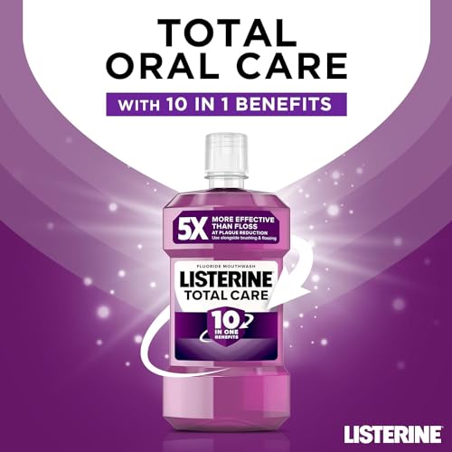 - Listerine Total Care Antibacterial Mouthwash | Caring and Cleansing Mouthwash -